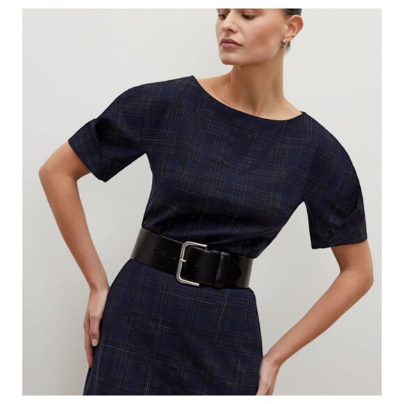 M.M. LaFleur Eudora Top - Plaid - Picture 1 of 5